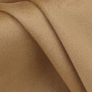 Tessuto in cashmere double face 100% cashmere - cammello - larghezza 150 cm tagliato su misura