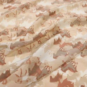 WANMA - 18 momme Floral Print Silk Crepe de Chine Fabric - 138cm wide by the Yard
