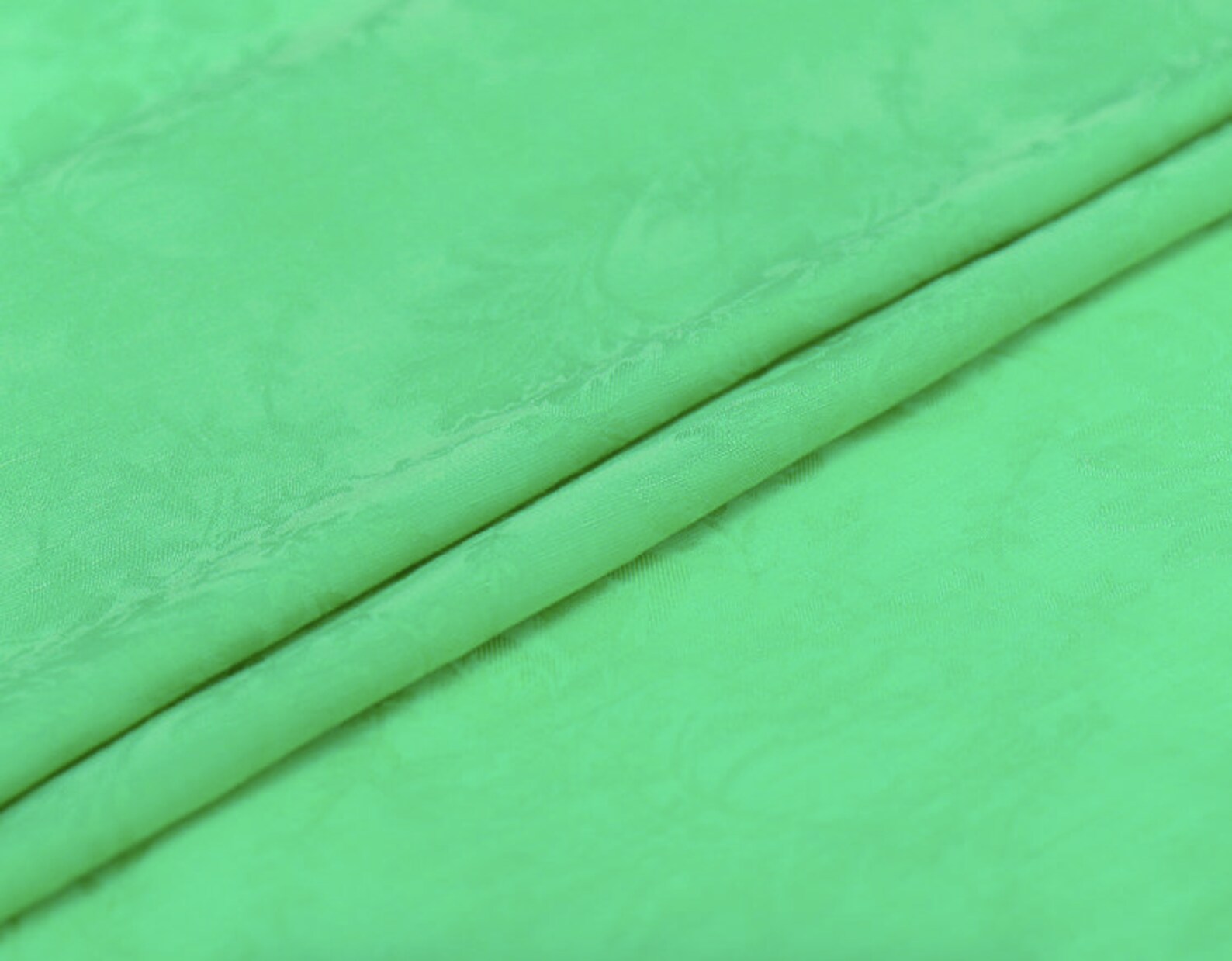 Green jacquard Silk blend Linen Fabric 45114cm 19mm Etsy