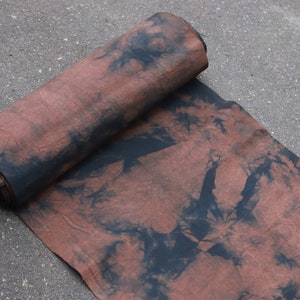 Hand dyed Earth Tones Cotton Fabric-By the Yard image 9