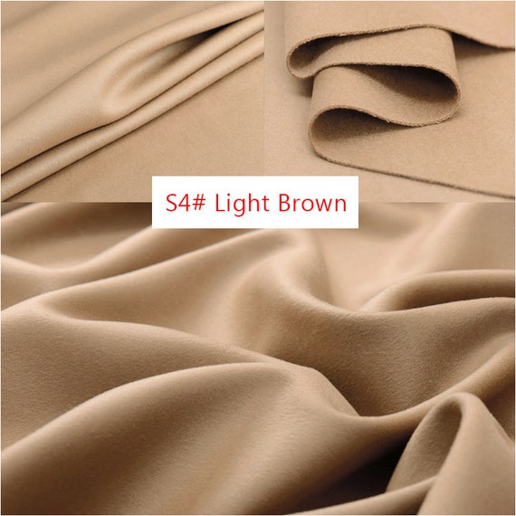 40 Colors Double Faced Cashmere Wool Fabric 150cm Wide by the Yard Etsy Canada