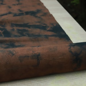 Hand dyed Earth Tones Cotton Fabric-By the Yard image 6