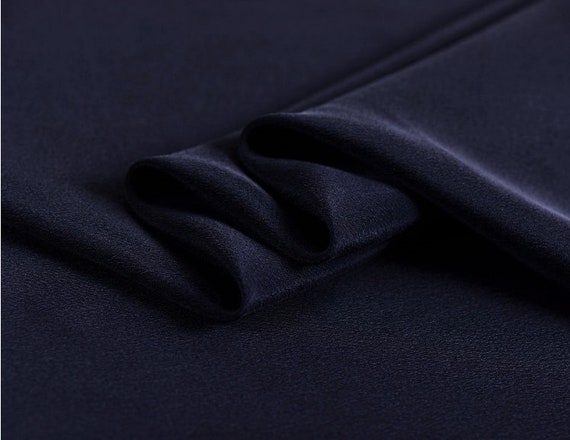 Pure Silk Heavy Crepe Fabric- 40 Momme Weight (by The Yard)