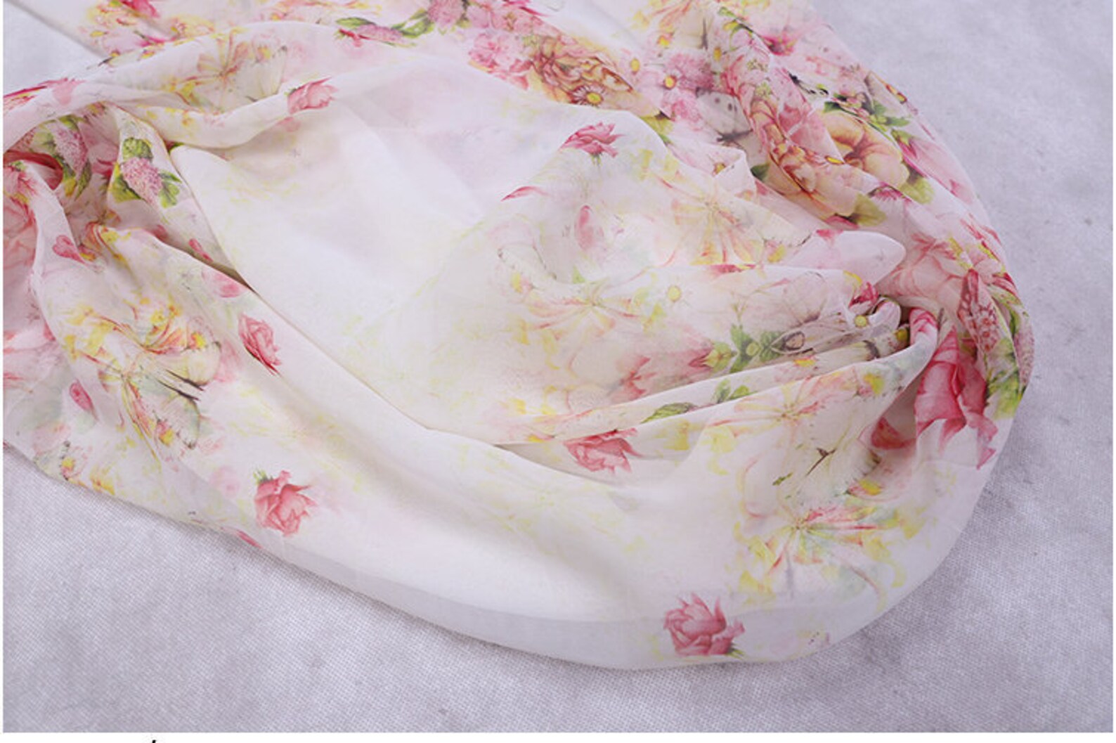 Silk fabric beautiful floral printednew arrival Etsy