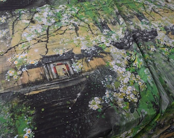 YINXIAN - 15 Momme Silk Crepe de Chine by a fixed size 140cm wide x 70cm