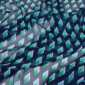 LINGXING - 8 Momme Silk Georgette Fabric - 140cm wide by the Yard
