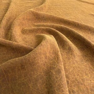 HUANGGUI Handmade Mud Silk Gambiered Ganton Silk Fabric-By the Yard image 5