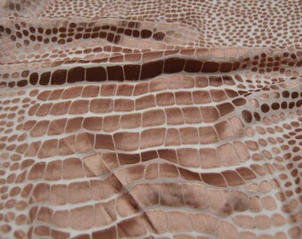 JFHEYUPI - Sheer Burnout Silk Devore Satin Fabric - 138cm wide by the Yard