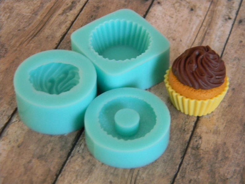 Silicone Flexible Mold Cupcake Set L | Etsy