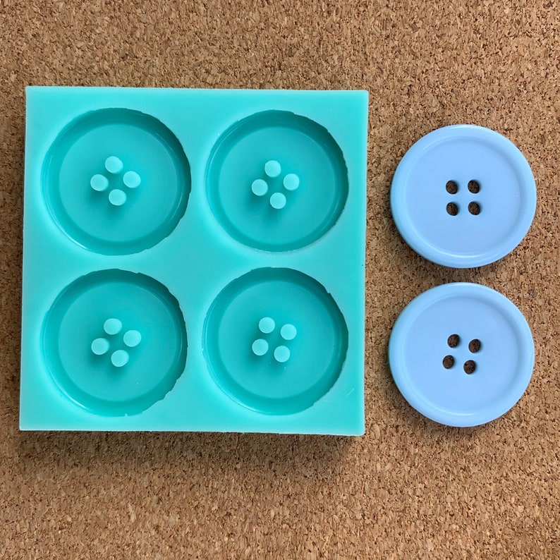 Flexible Silicone 25mm Button Mold Etsy New Zealand