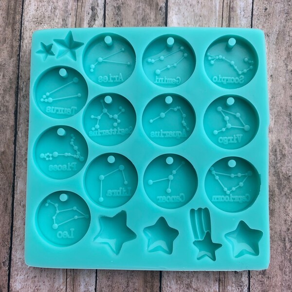 Silicone Mold Zodiac Etsy