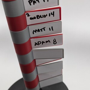 Dry Erase Initiative Tracker | Reusable RPG Combat Tracker, DM Tool