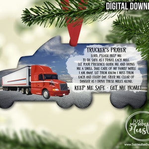 A Trucker’s Prayer Framed Sign