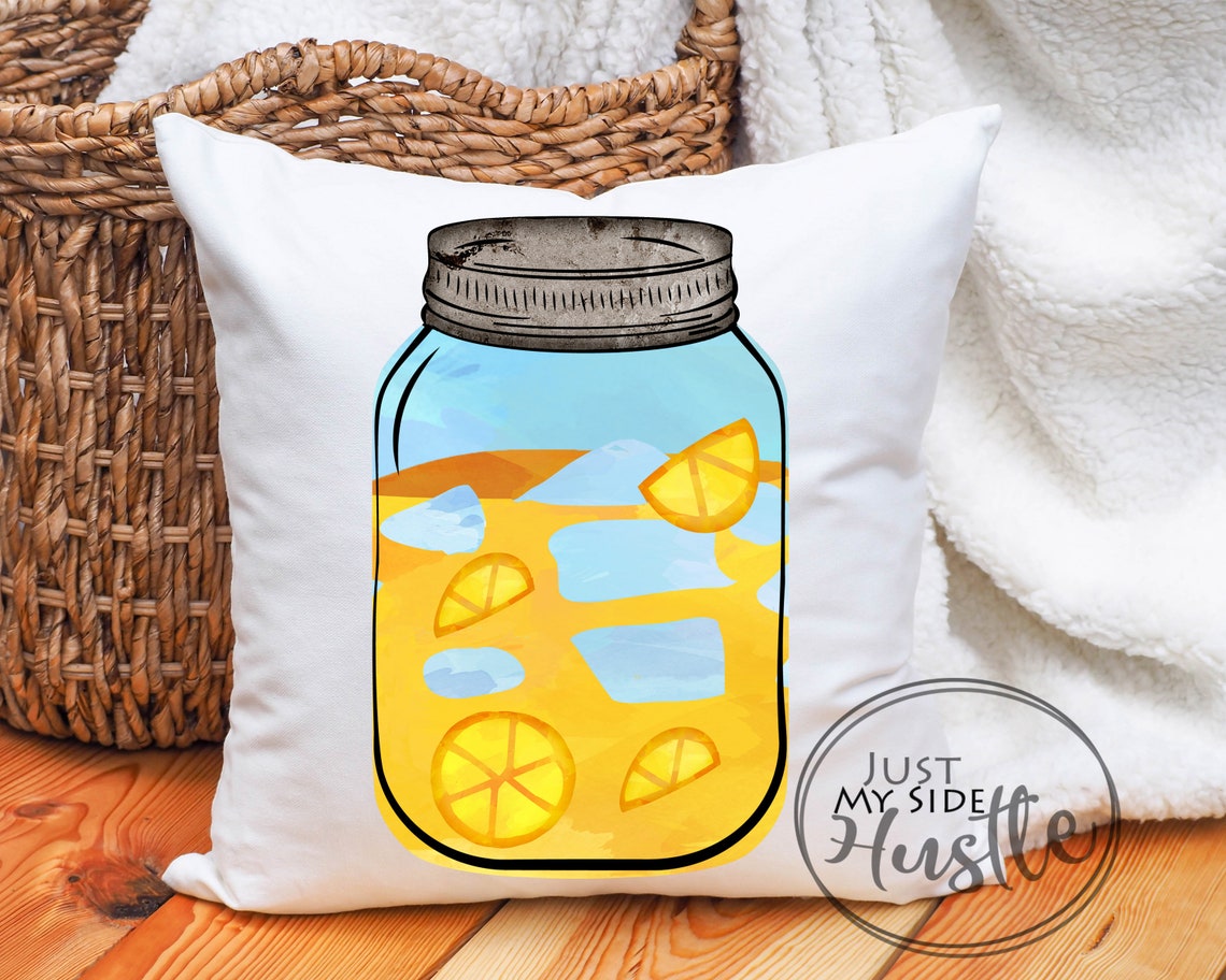 Lemonade Mason Jar Png Lemon Jar Sublimation Designs | Etsy