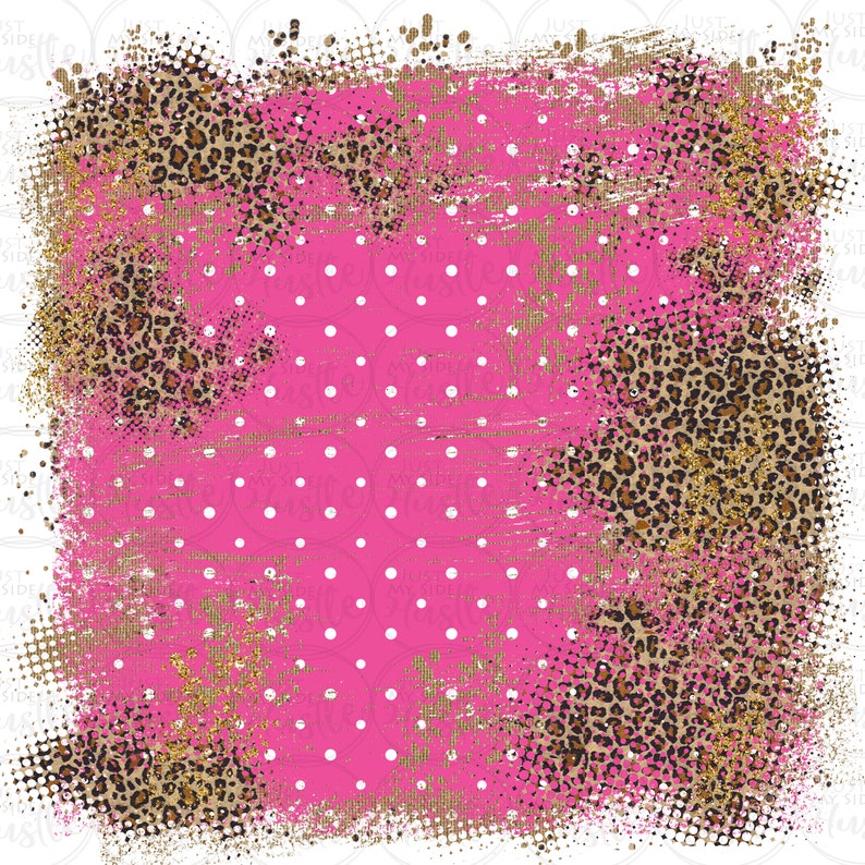 polka dot and leopard print