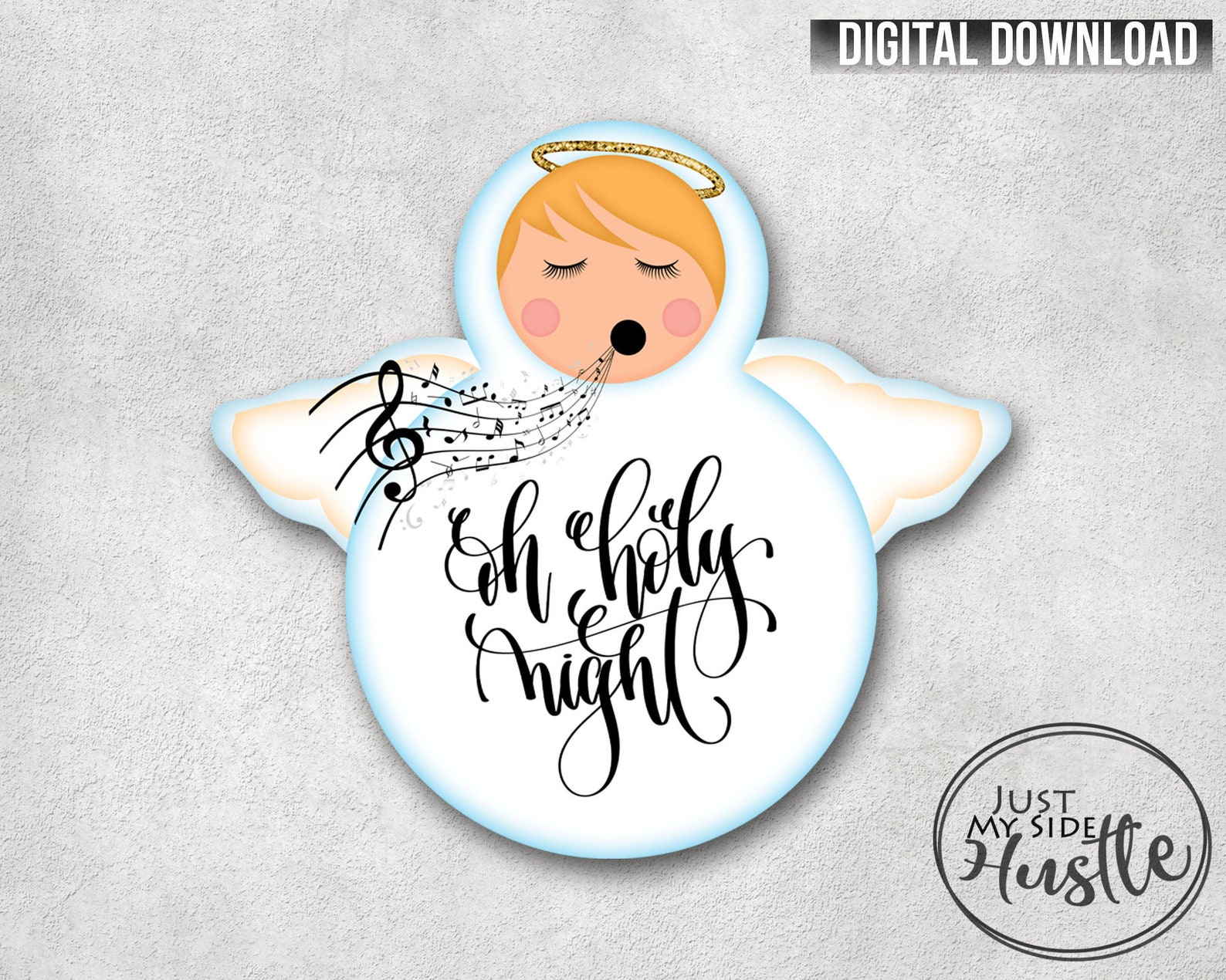 Snow Angel Png Cute Angel Sublimation Designs Christmas Etsy