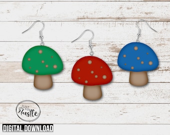 Chubby Mushroom Sublimation Designs PNG -Mushroom Png for Sublimation Digital Download