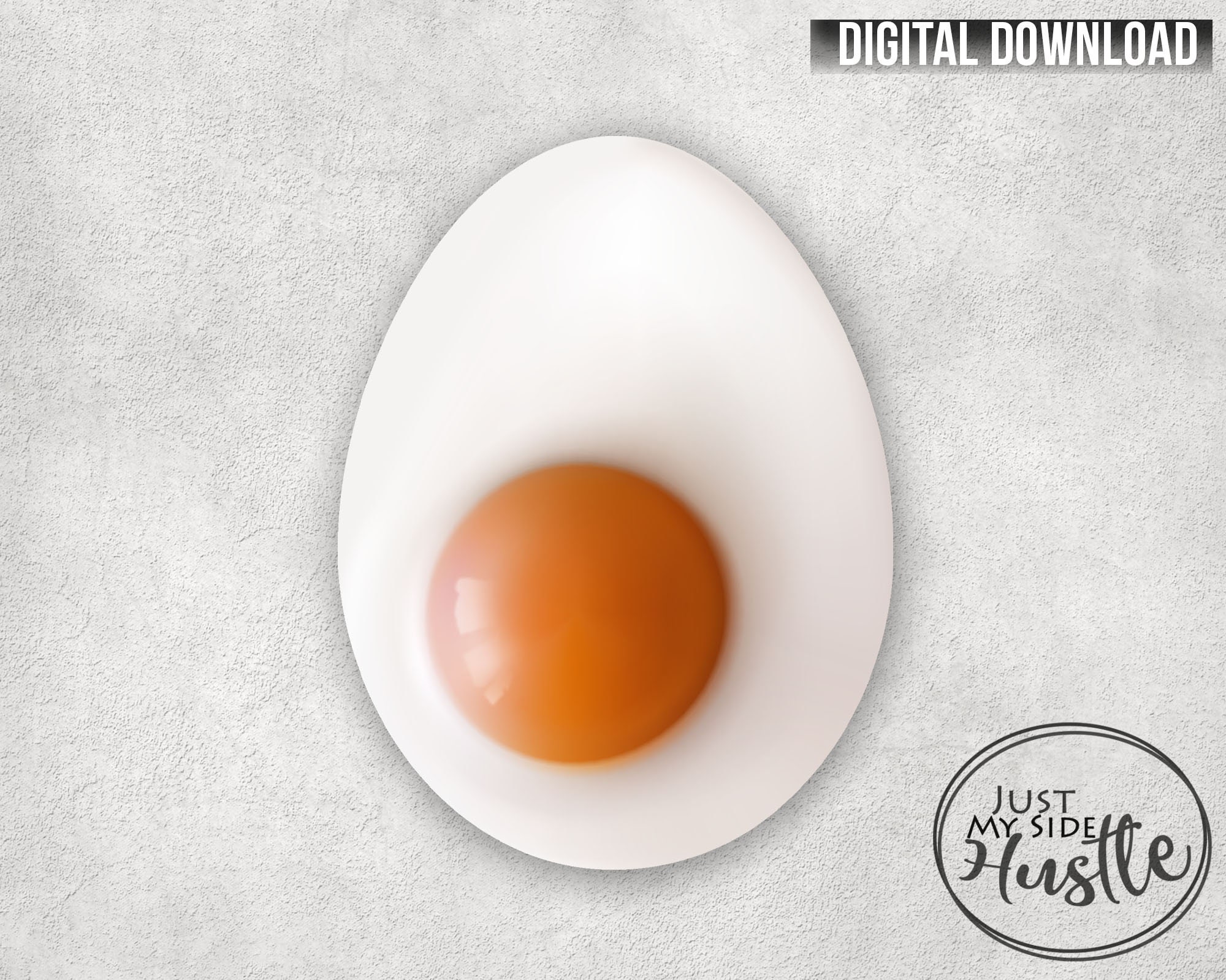 Illustration of a flat egg, sunny side up 24390781 PNG