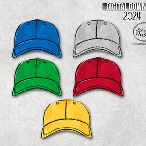 Baseball Cap Png Ball Cap Earring Template Sublimation Designs Sports Hat Clip Art image 2