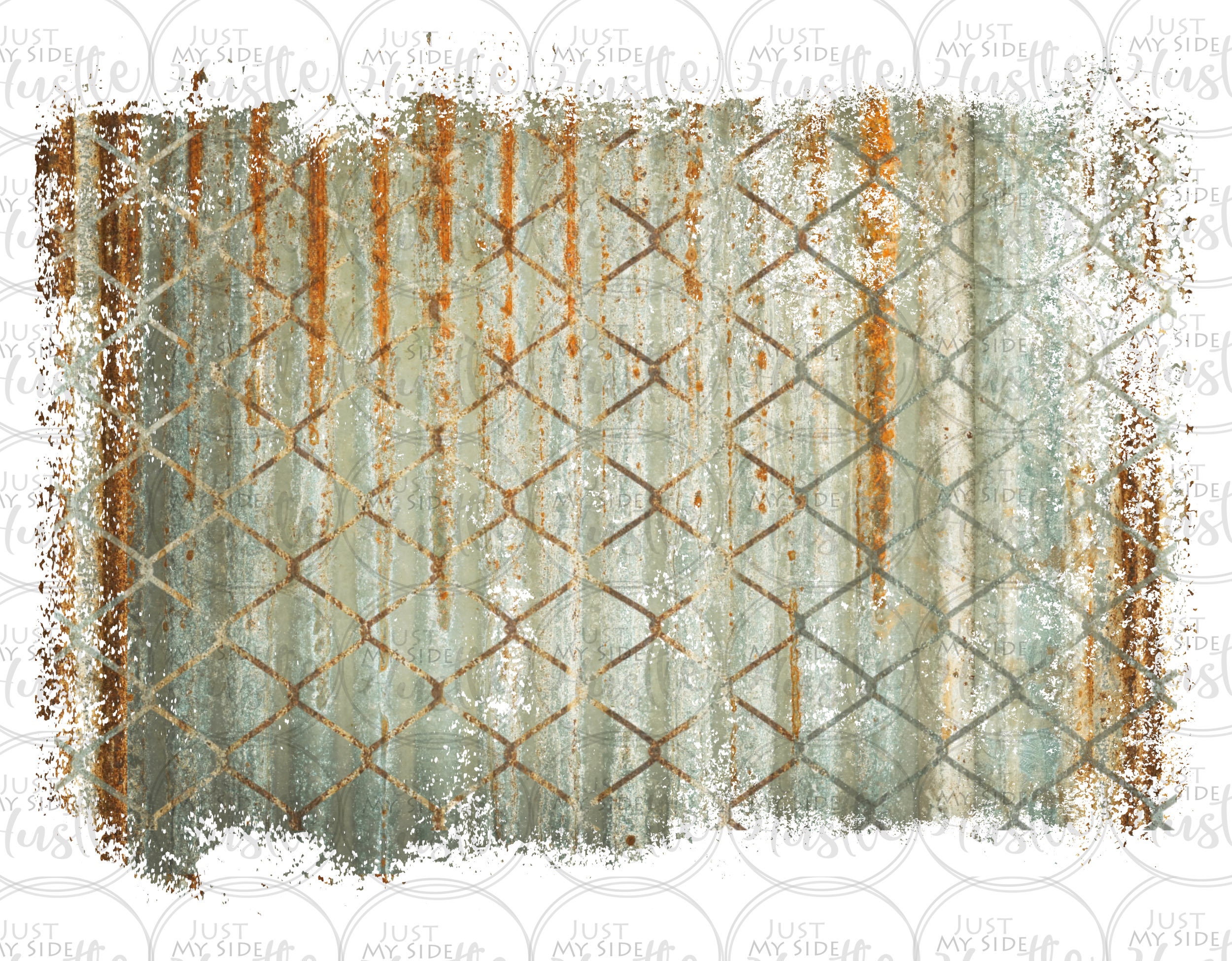 Rusty Metal Png Chicken Wire Sublimation Background Graphic Etsy