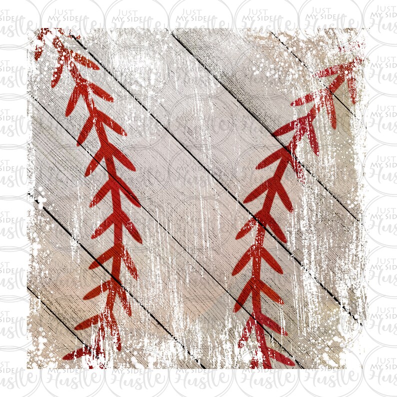 Baseball Png Distressed Baseball Sublimation Designs Etsy