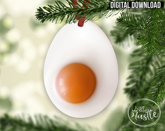 Sunny Side Up Egg png - Dippy Egg Sublimation Designs Wall Hanger - Drippy Egg Earring Png - Egg Yolk Download