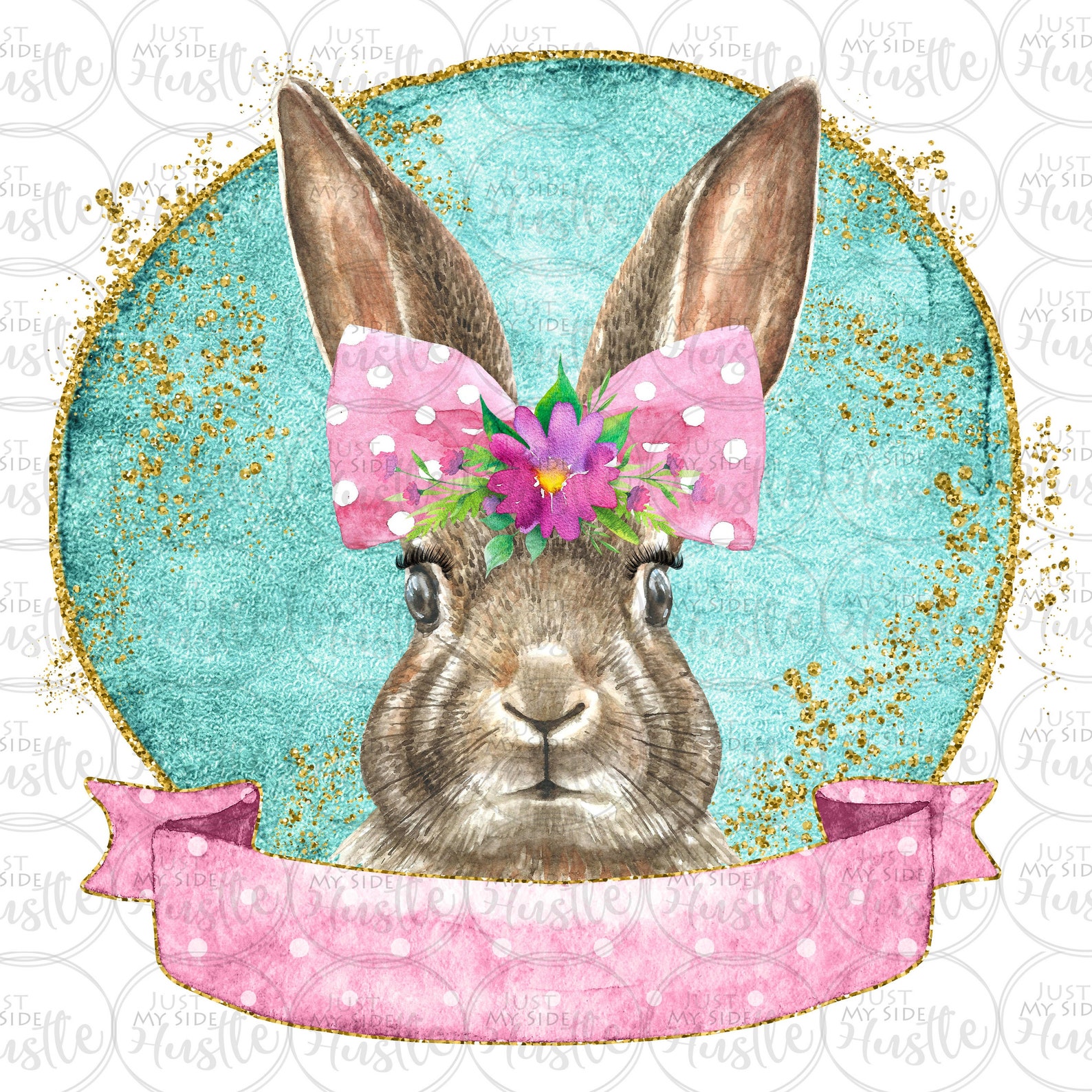 Easter Sublimation Designs cute Bunny Png Files For Etsy