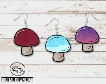 Chubby Mushroom Sublimation Designs PNG -Mushroom Png for Sublimation Digital Download