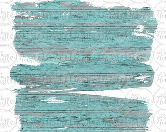 Shabby Rustic Teal brush stroke Aqua chipped wood plank Sublimation Design background, back splash PNG Graphic Clip Art Digital Download