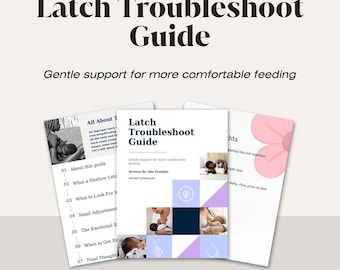 Guía para un buen agarre al pecho: Corrige y mejora la lactancia / Apoyo a la lactancia / Descarga instantánea