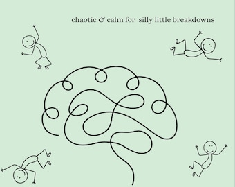 Funny Anxiety Coloring Book | Stress Relief Journal Prompts (Printable PDF)