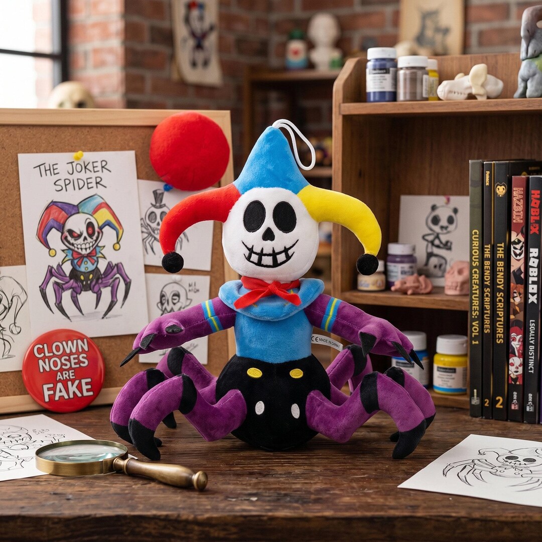 Poppy Playtime Chapter 5 Plush the Prototype 1006 Jester Spider Soft ...