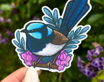 Sticker vinyle troglodyte - Oiseaux d'Australie