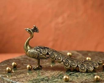 超レア逸品　枝に止まった3羽のスズメ　ブロンズ　W.ROBRA作　アールヌーボー 枝に止まった等身大ブロンズ製スズメの彫刻 - エレガントな室内装飾