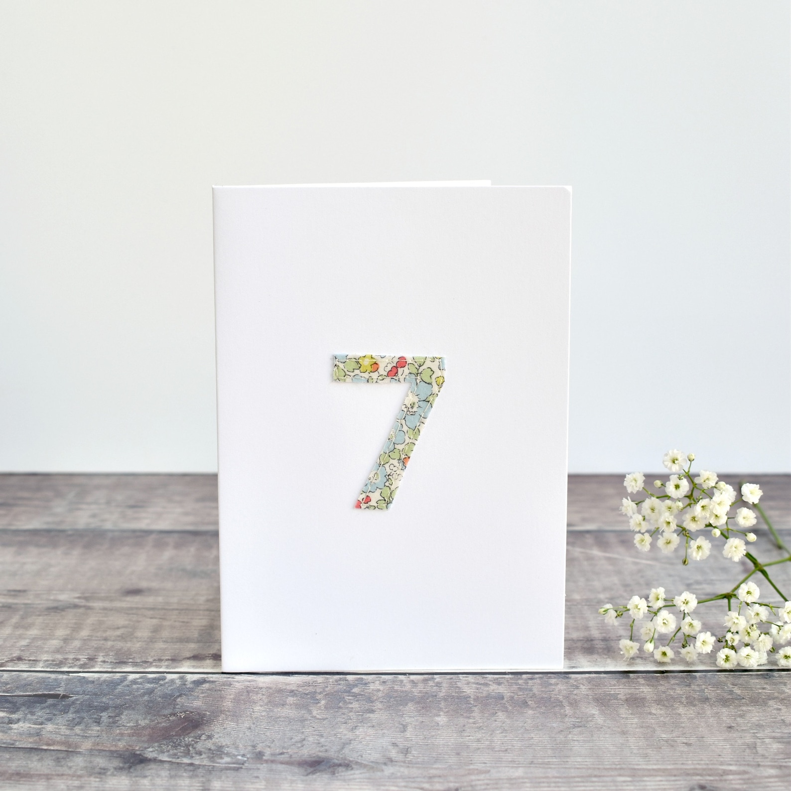 7th Birthday Card Age 7 Card Card for 7 Year Old Age Seven | Etsy
