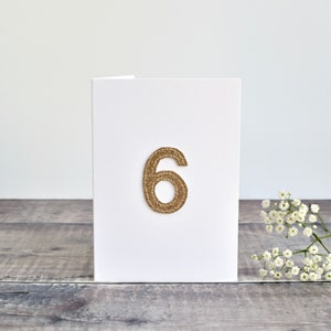 Karte zum 6.Geburtstag, Karte für 6-jährige, Karte für 6-jährige, Karte zum sechsten Geburtstag, Karte zum 6.Geburtstag, Karte zum 6