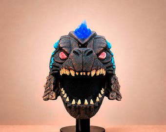 Premium Custom Monster Big Head Prop with LED Lights, Personalized Creature Cabezon, Handmade Oversized Event Character