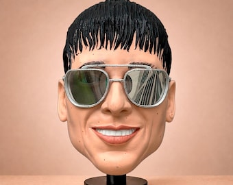 Featherweight Inspired Cabezon, Handmade Big Head Prop, Oversized Event Character