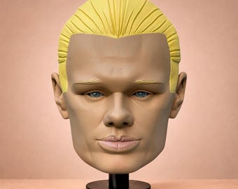 Erling Haaland Inspired Cabezon, Handmade Big Head Prop, Soccer Event Character