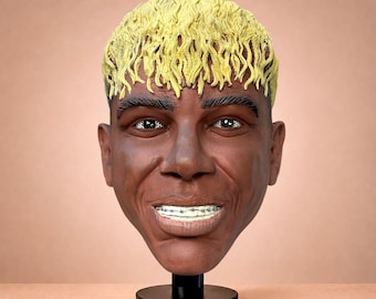 Lamine Yamal Inspired Cabezon, Handmade Big Head Prop, Soccer Event Character