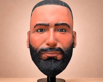 Maluma Inspired Cabezon, Latin Artist Big Head Prop, Event Character