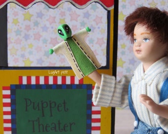 Hand Puppet for dollhouse (1:12 scale)