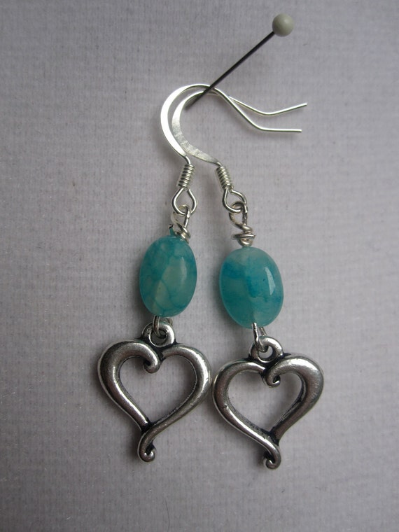Items similar to Teal Hearts on Etsy