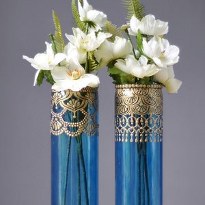 Henna Bud Vase Set, Moroccan Decor image 1