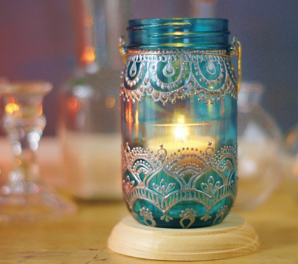 Colorful DIY Sharpie Marker Mason Jar Holder - Pretty My Party