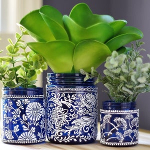 Succulent Planter Personalized Gift for Her Cactus Planter Indoor Planters Air Plant Holder Succulent Pot Plant Pot Mason Jar Centerpieces
