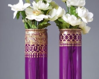 Wanderlust Bohemian Vases, Bud Vase