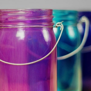 Mason Jar Hanging Lanterns, Boho Decor