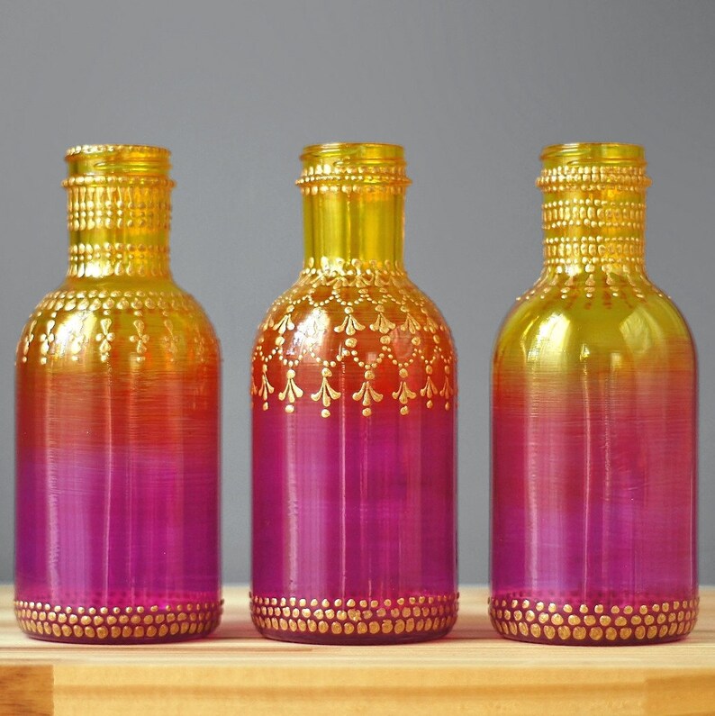 Best Friend Gift Engagement Party Decorations Bohemian Glass Etsy