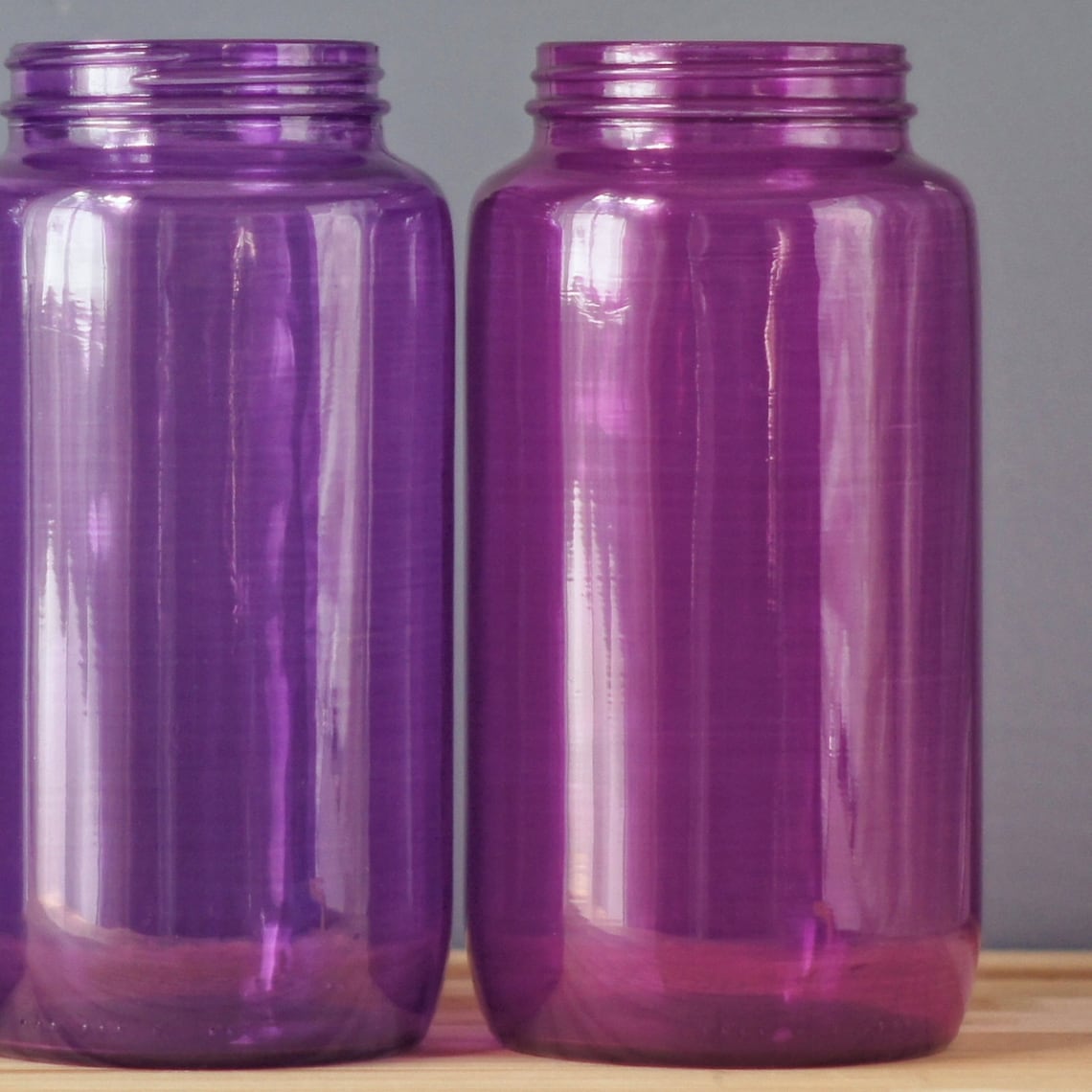 Bathroom Storage Apothecary Jars Tinted Glass Storage Jars Etsy
